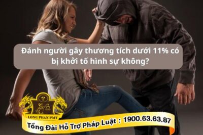 Gây thương tích dưới 11% có bị khởi tố