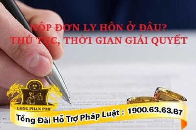 Ly hôn nộp đơn ở đâu