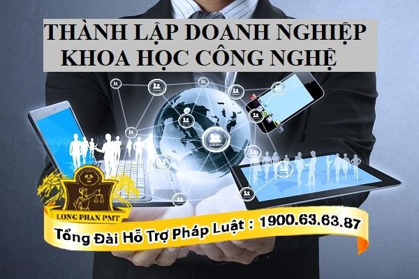 Thành lập doanh nghiệp khoa học công nghệ