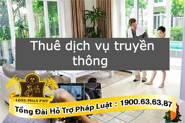 Thuê dịch vụ truyền thông