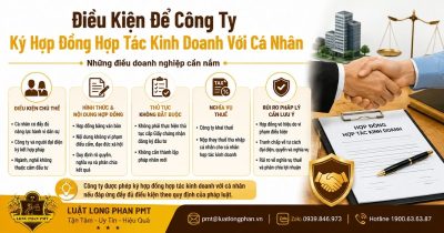 Điều kiện công ty ký hợp đồng hợp tác kinh doanh với cá nhân theo quy định pháp luật.