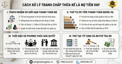 Quy trình và cách giải quyết tranh chấp thừa kế là nợ tiền vay.