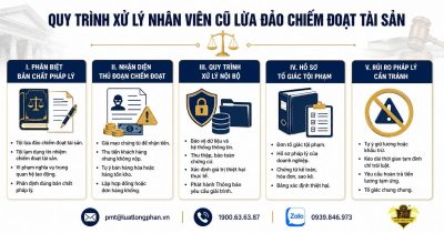 Hướng dẫn chi tiết quy trình xử lý nhân viên cũ lừa đảo chiếm đoạt tài sản.
