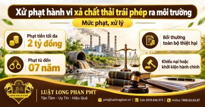 Xử phạt hành vi xả chất thải trái phép ra môi trường và các hậu quả pháp lý.