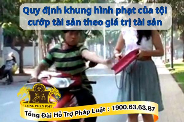 Khung hình phạt tội cướp tài sản