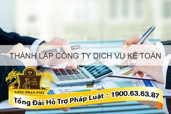 Thành lập công ty dịch vụ kế toán