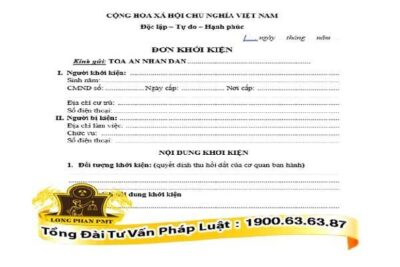 Đơn khởi kiện