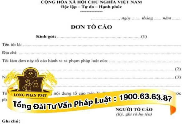Mẫu đơn tố giác tội lừa đảo vay tiền qua app
