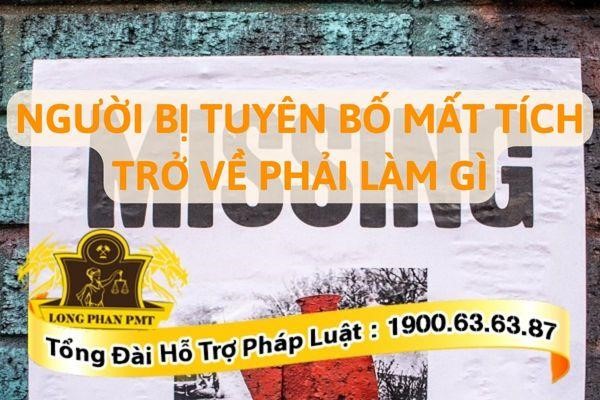 Người bị tuyên bố mất tích trở về