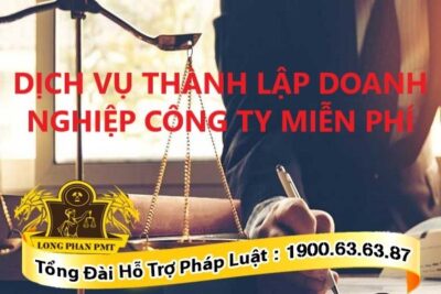 Dịch vụ thành lập doanh nghiệp công ty miễn phí
