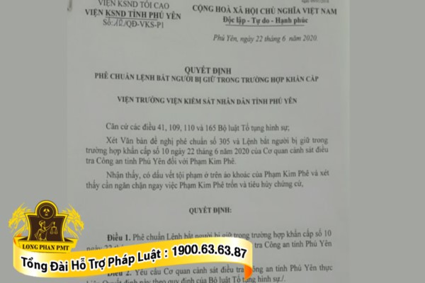 Lấy Lời Khai Người Bị Giữ Trong Trường Hợp Khẩn Cấp - Luật Long Phan