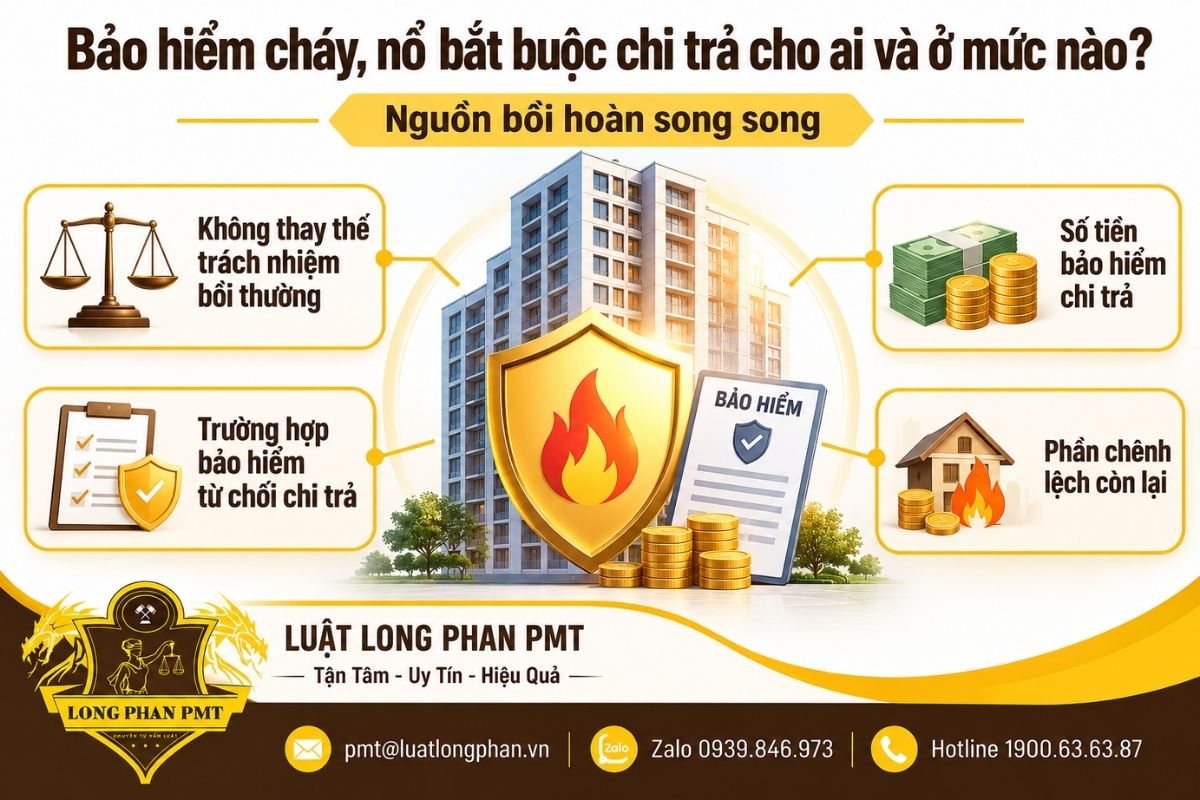  Bảo hiểm cháy nổ chung cư và mối quan hệ với trách nhiệm bồi thường của người có lỗi.