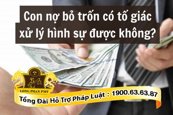 Con nợ bỏ trốn xử lý như thế nào