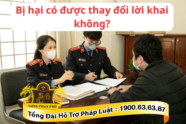 Lấy lời khai của bị hại