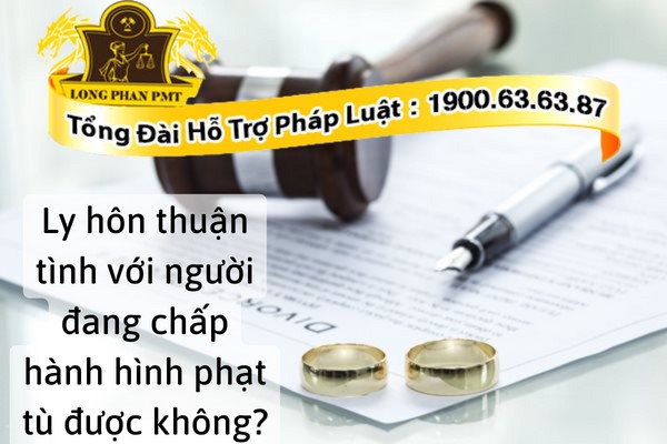 Ly hôn với người đang chấp hành hình phạt tù