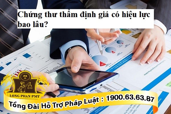 Chứng thư thẩm định giá