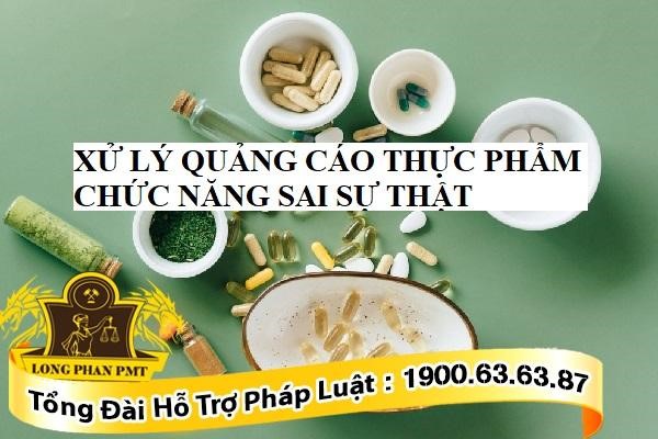 Quảng cáo thực phẩm chức năng sai sự thật