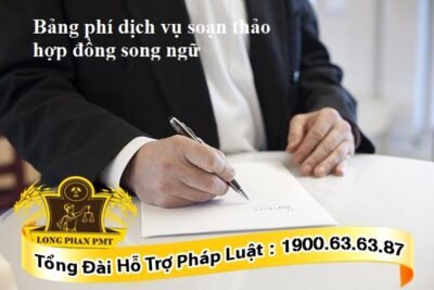 Soạn thảo hợp đồng song ngữ