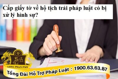 Cấp giấy tờ về hộ tịch