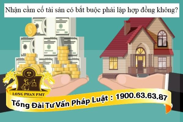 Hợp đồng nhận cầm cố tài sản