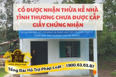Nhà tình thương trao tặng cho người dân.