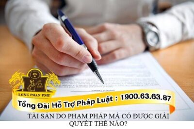Tài sản do phạm pháp mà có trong di chúc