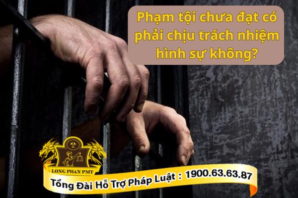 Trách nhiệm hình sự khi phạm tội chưa đạt