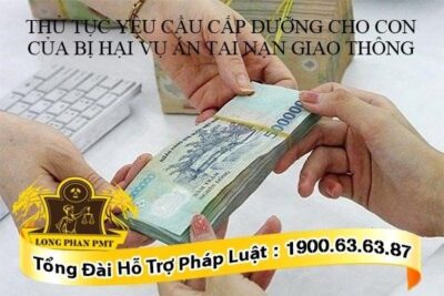 Cấp dưỡng cho con của người bị hại trong tai nạn giao thông