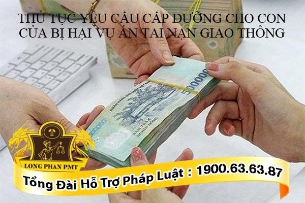 Cấp dưỡng cho con của người bị hại trong tai nạn giao thông