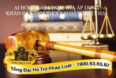 Chủ thể bồi thường khi tòa áp dụng khẩn cấp tạm thời sai