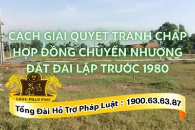 Hợp đồng chuyển nhượng đất đai trước 1980