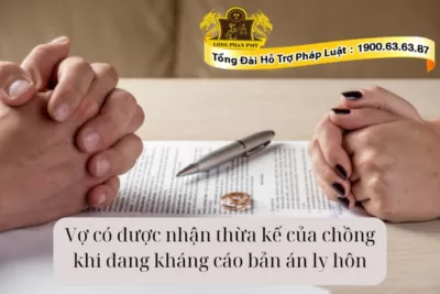 Khi đang kháng cáo bản án ly hôn vợ có được nhận thừa kế của chồng