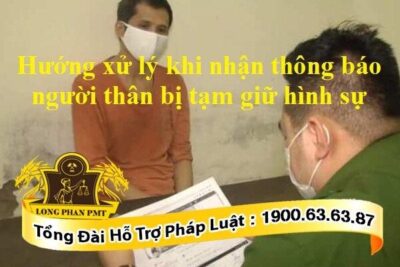 Người bị tạm giữ hình sự