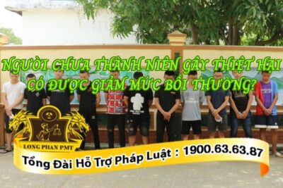 Người chưa thành niên gây thiệt hại