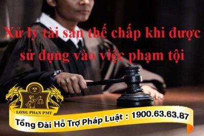 Sử dụng tài sản thế chấp vào mục đích phạm tội