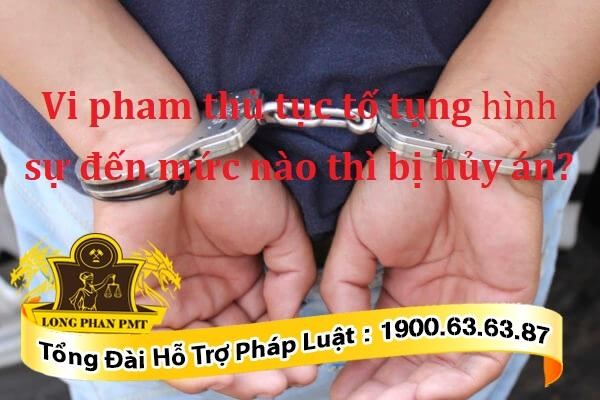 Vi phạm thủ tục tố tụng