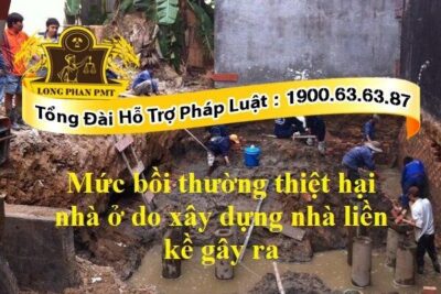 Xây dựng nhà liền kề gây thiệt hại