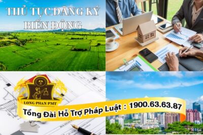 Thủ tục đăng ký biến động mới nhất