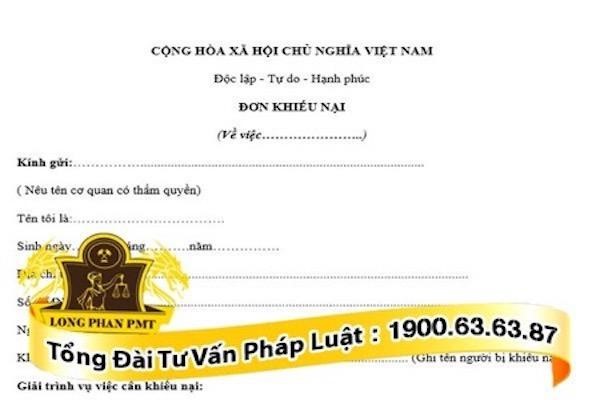 Thủ tục giải quyết khiếu nại