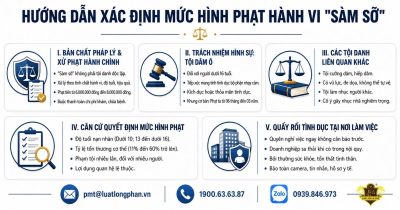 Hướng dẫn xác định mức hình phạt đối với tội sàm sỡ người khác chi tiết.