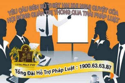 Yêu cầu bồi thường do Nghị quyết của Hội đồng quản trị gây ra