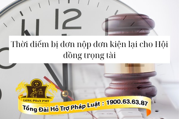 Bị đơn cần phải nộp đơn kiện lại khi nào?