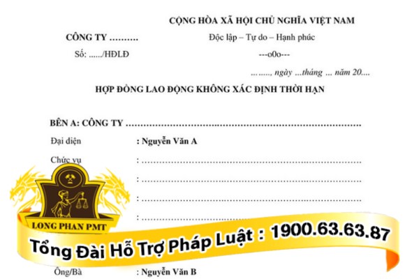 Hợp đồng lao động không xác định thời hạn