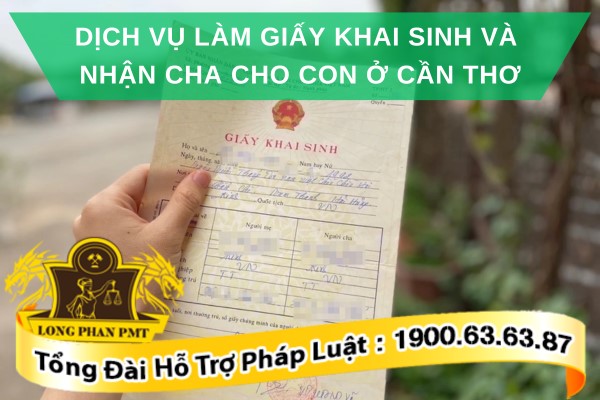 Làm giấy khai sinh và nhận cha cho con nhanh