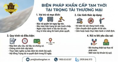 tổng quan về các biện pháp khẩn cấp tạm thời tại trọng tài thương mại hiện nay.