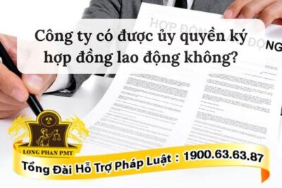 Đại diện doanh nghiệp xác lập quan hệ hợp đồng lao động