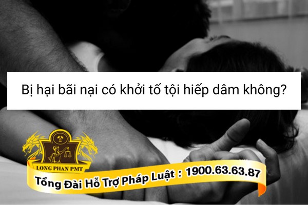 Khởi tố vụ án, khởi tố bị can khi bị hại bãi nại