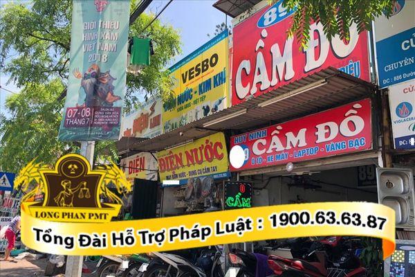 Mở cửa hàng kinh doanh dịch vụ cầm đồ