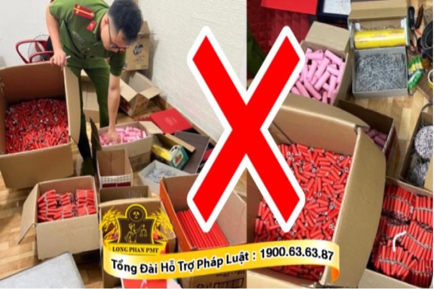 Pháp luật cấm người dân tàng trữ pháo nổ để bán