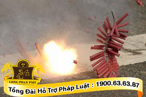 Sử dụng pháo nổ có thể bị xử phạt